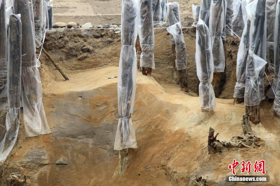 Ruins of ancient bridges discovered in Xi'an