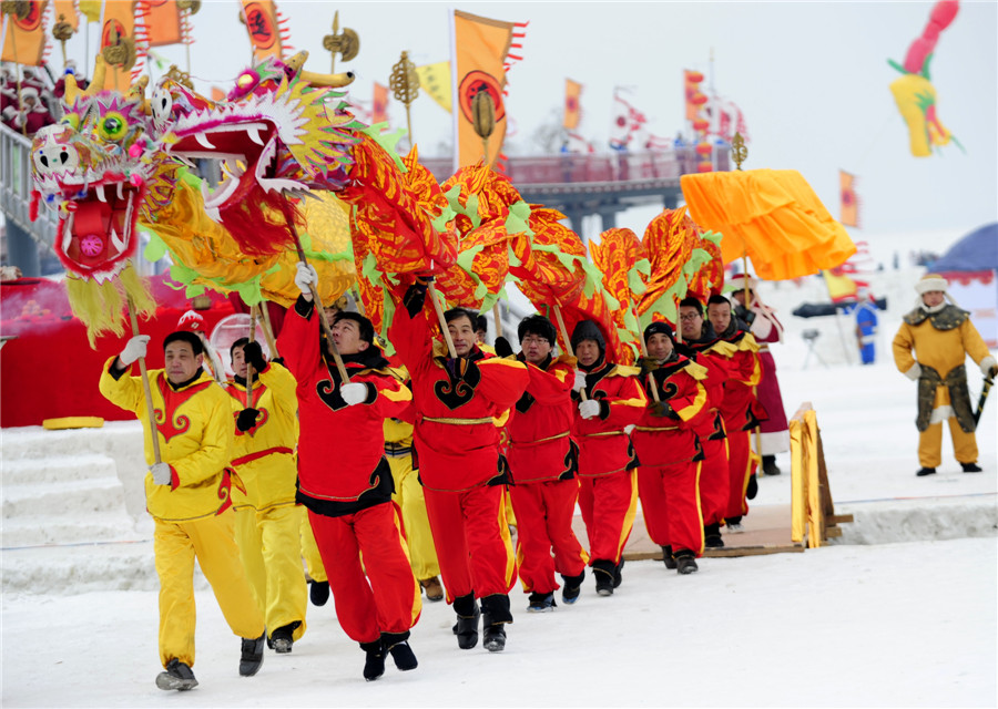 Winter fishing festival kicks off in NE China