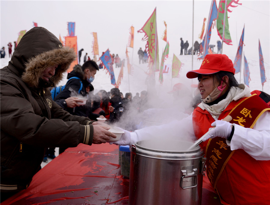 Winter fishing festival kicks off in NE China