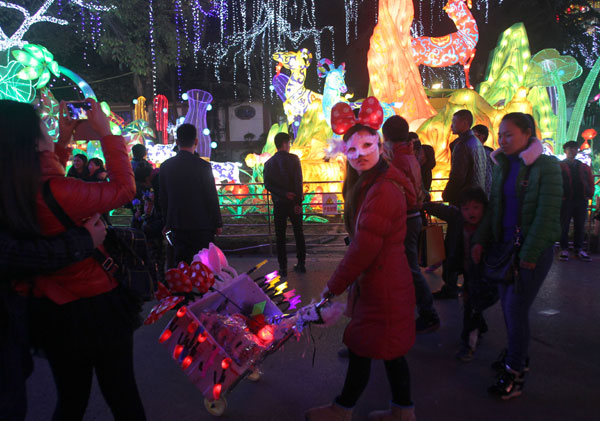 A sea of lanterns at Zigong festival