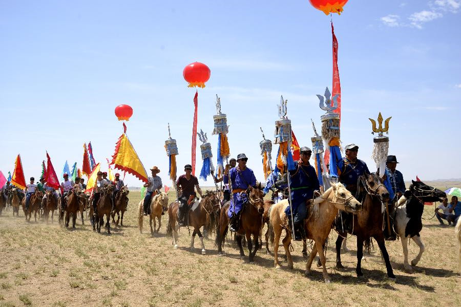 Nadam fair celebrated in N China's Urat Middle Banner