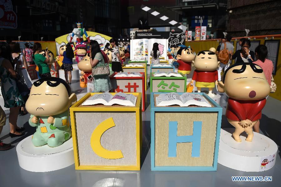 Crayon Shin-chan Cartoon exhibition held in NE China