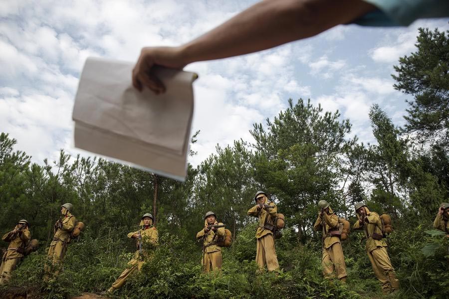 Behind the scenes of a Chinese war drama