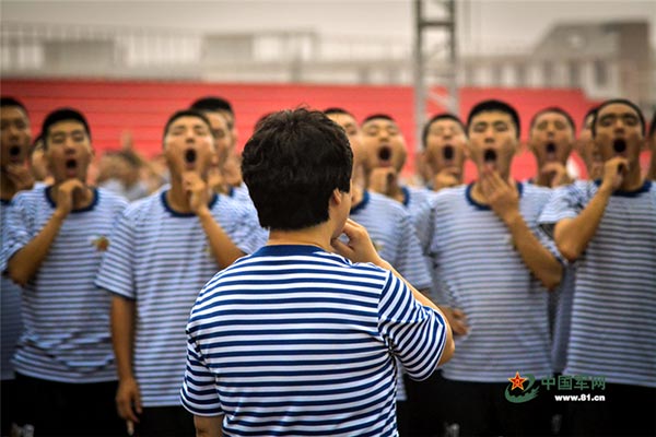 Chorus of the PLA gears up for Sept 3 parade