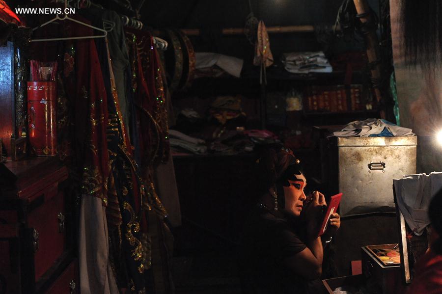 Chinese opera showed in Bangkok, Thailand