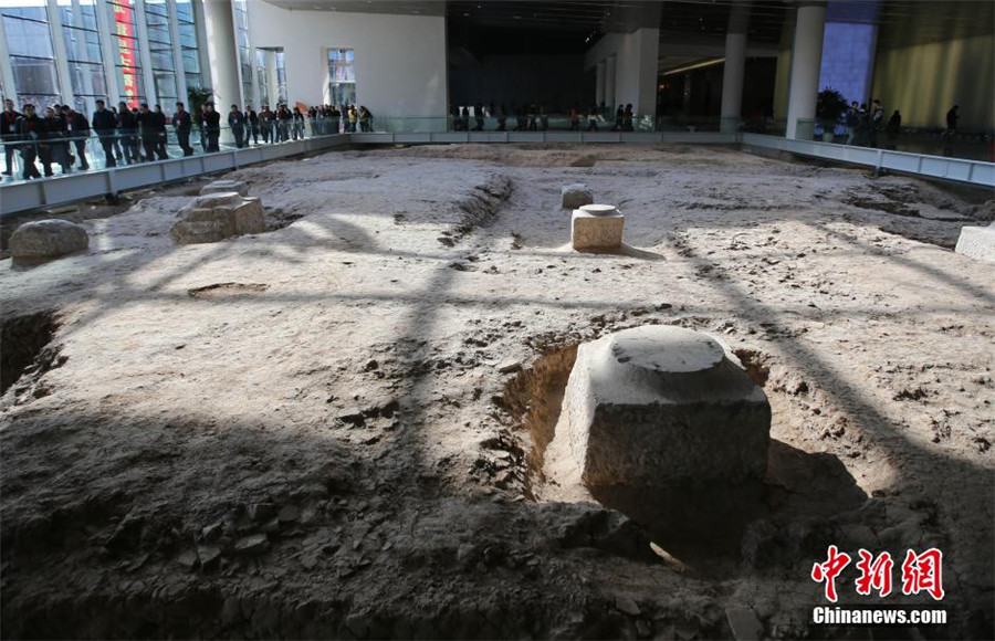 Porcelain Tower Relics Park opens in Nanjing