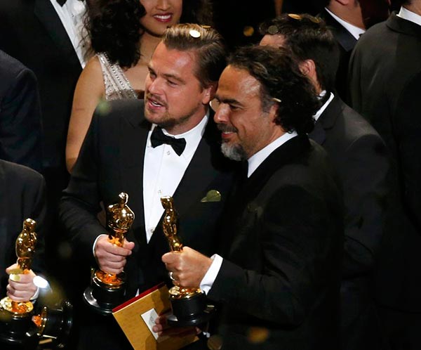 Leonardo DiCaprio wins best actor Oscar for 'The Revenant'