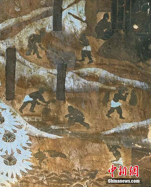 Spring plowing revealed in Mogao Grottoes