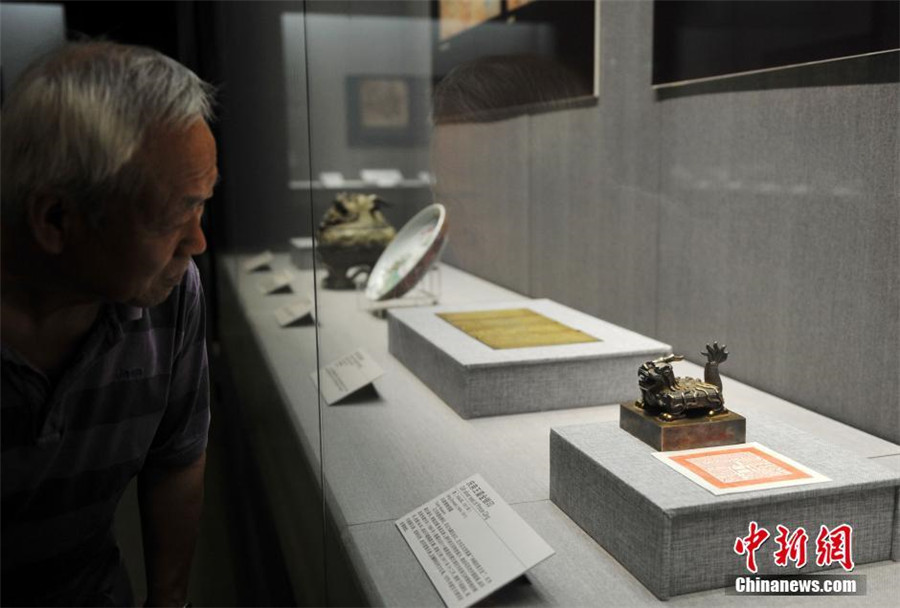 Cultural relics displayed in Hebei