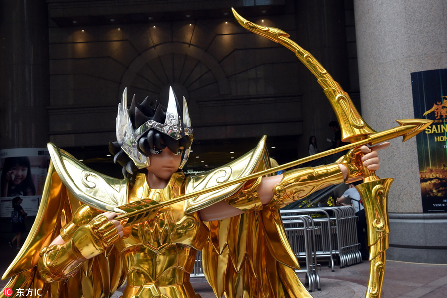 'Saint Seiya' 30th anniversary exhibition shines in Hong Kong