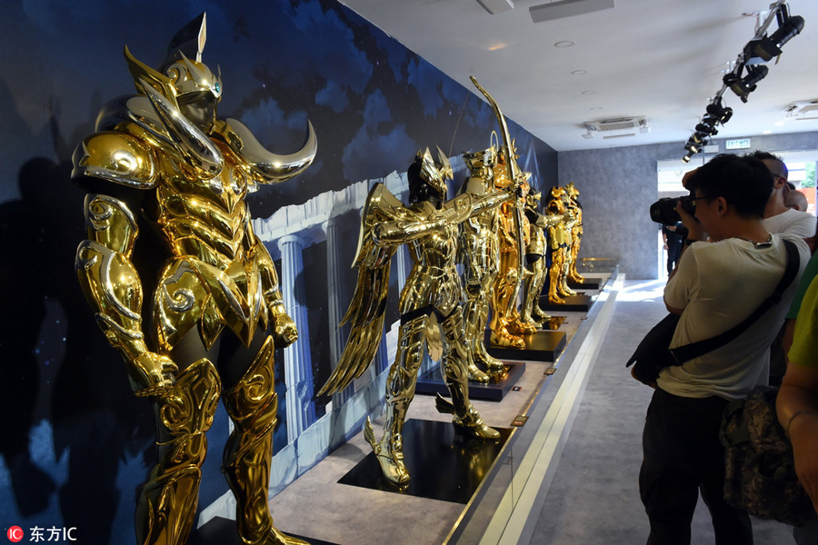 'Saint Seiya' 30th anniversary exhibition shines in Hong Kong