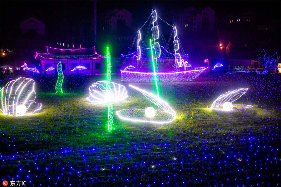 Dreamlike Light Festival illuminates Yanbian