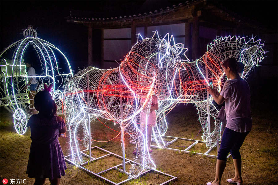 Dreamlike Light Festival illuminates Yanbian