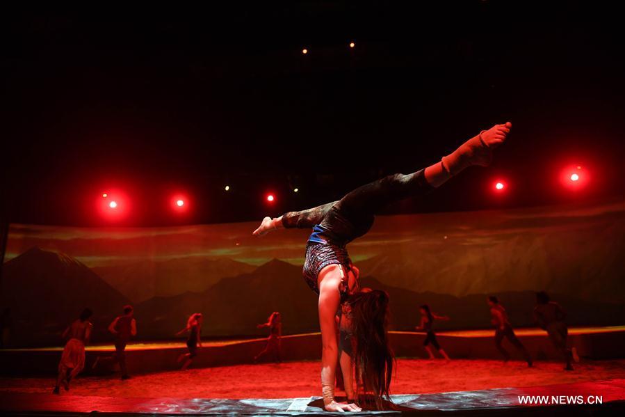 Cavalia show held in Chaoyang Park in Beijing