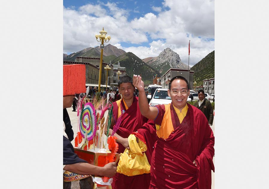 11th Panchen Lama visits Nagqu in China's Tibet