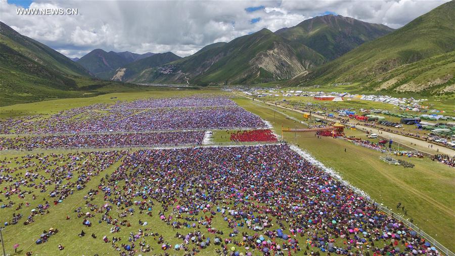 Kagyu school of Tibetan Buddhism holds dharma assembly in Lhasa