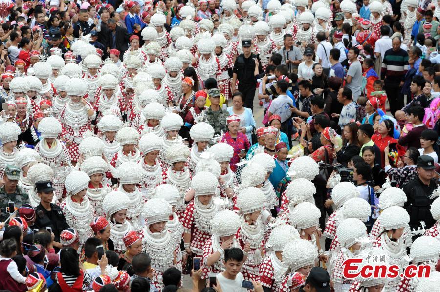 100kg silver hat for Miao folk festival