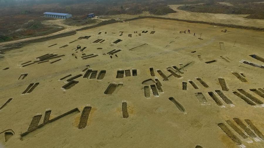 540 bronze items unearthed in Chengdu tomb cluster