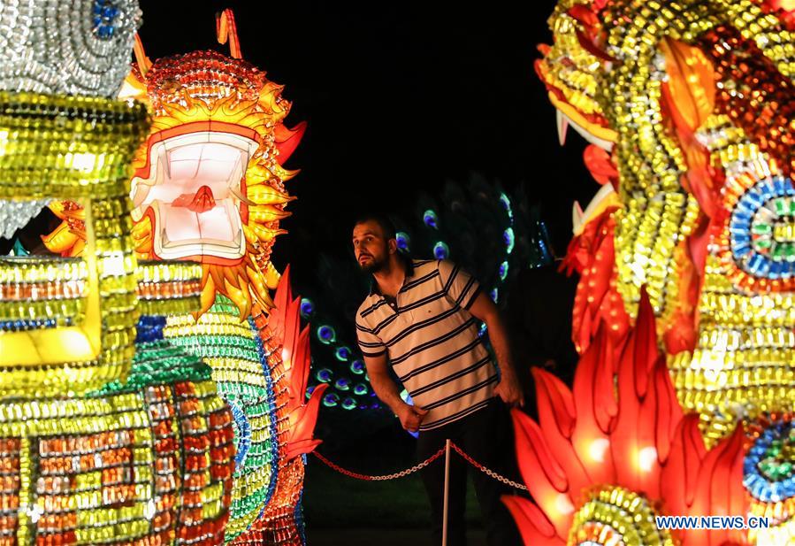 Foreigners experience Chinese culture during lantern festival in Hamburg