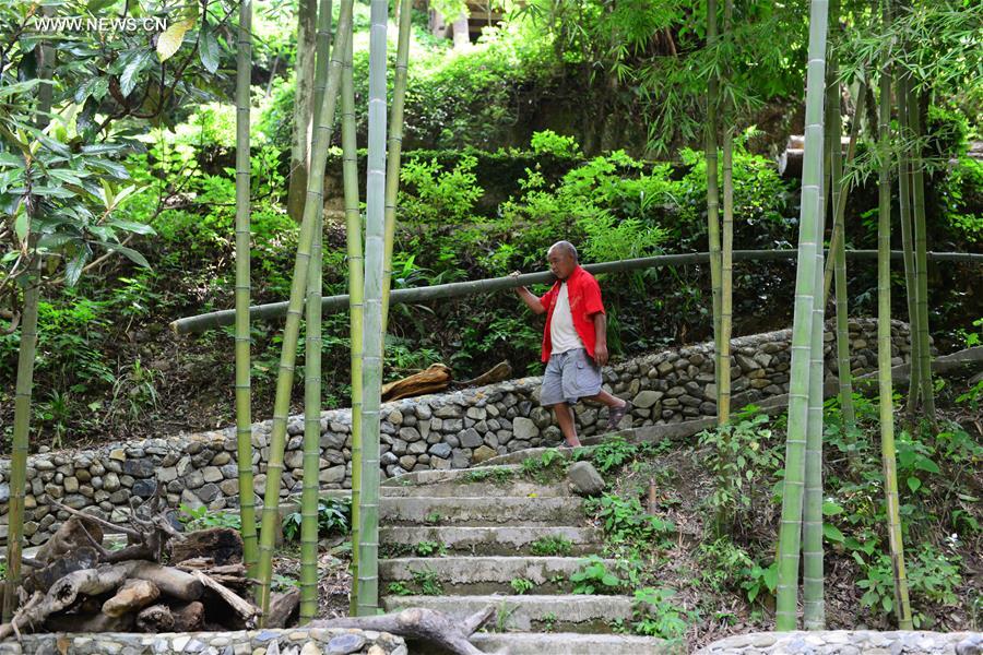 Bamboo raft making revived in Guizhou