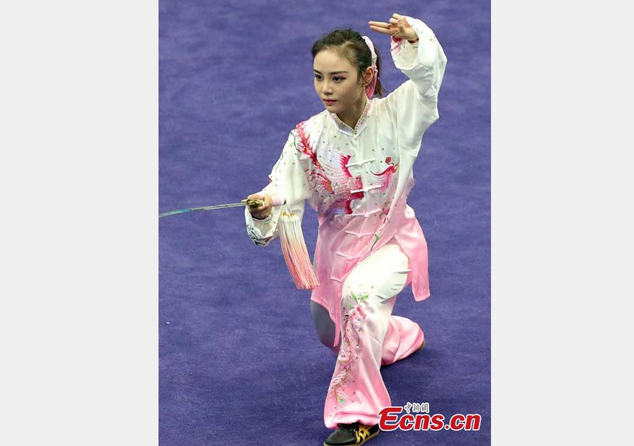 Tai chi sword contest at national games