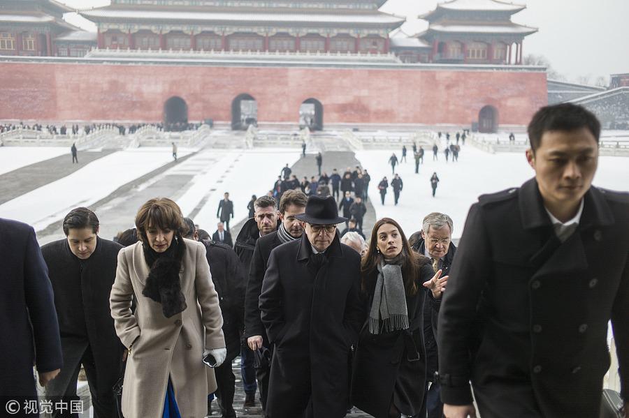 Foreign leaders who have visited the Palace Museum