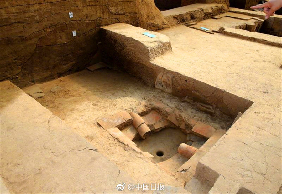 Ruins of ancient luxury baths found in NW China