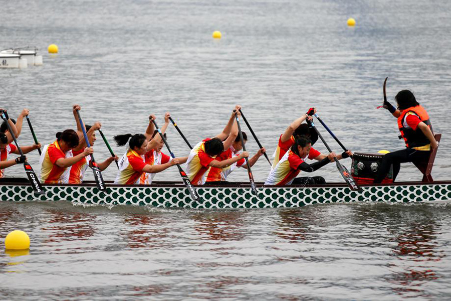 Dragon boat racing sees growing popularity around the globe