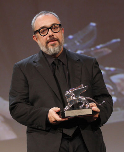 Alex de la Iglesia receives the Silver Lion as Best Director