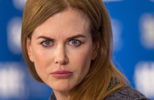 Nicole Kidman attends a news conference at 35th Toronto International Film Festival