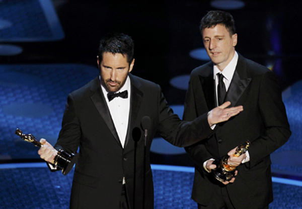 Trent Reznor and Atticus Ross win the Oscar for best original score