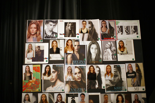 Backstage at New York Fashion Week