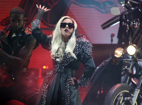 Gaga performs at iHeartRadio