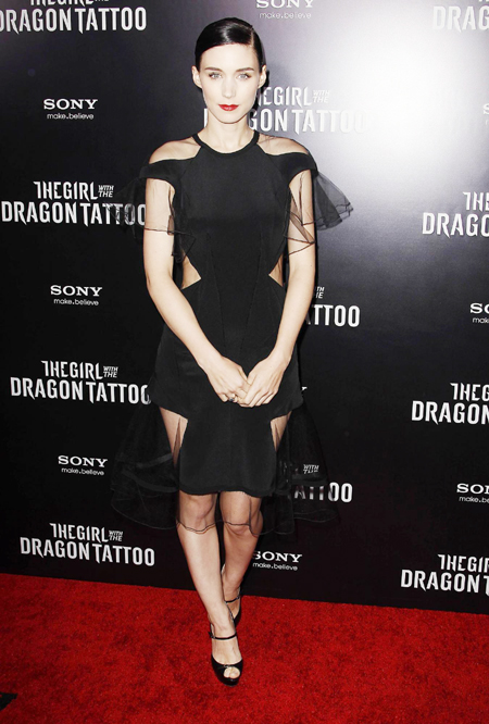 'The Girl with the Dragon Tattoo' premieres in New York