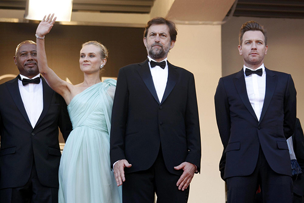 Movie stars' red carpet show in Cannes