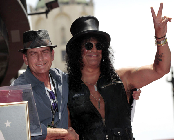 Slash' star unveiled on the Walk of Fame