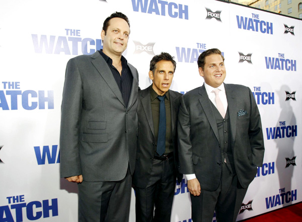 'The Watch' premieres in Hollywood