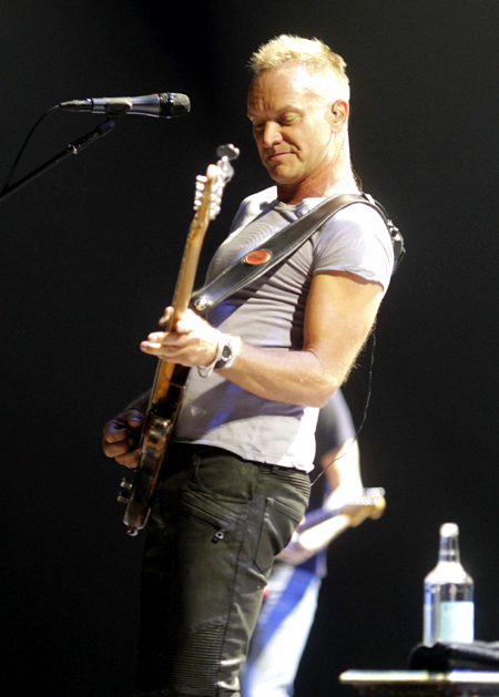 Sting's 'Back to Bass' tour in Riga