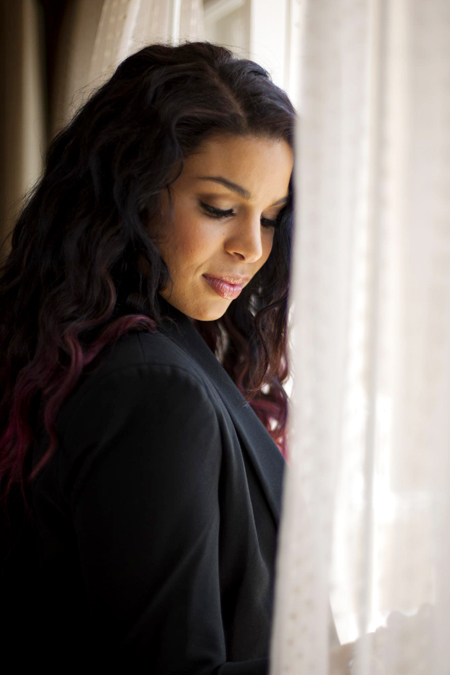 Jordin Sparks poses in Los Angeles