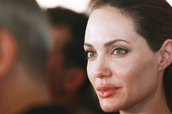 Angelina Jolie in Mafraq