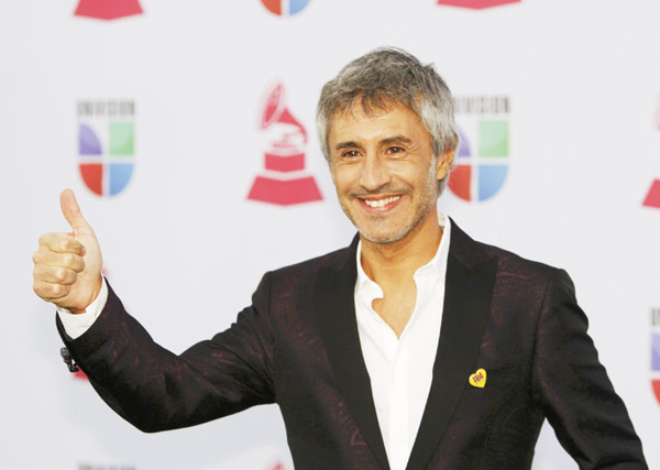 Singers arrive at Latin Grammy Awards