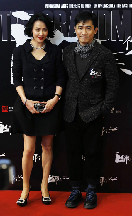 Zhang Ziyi, Tony Leung attend 'The Grandmasters' premiere