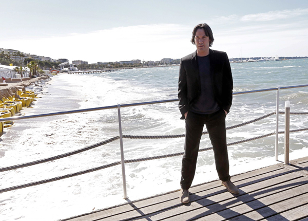 Director Keanu Reeves promotes 'Man of Tai Chi'