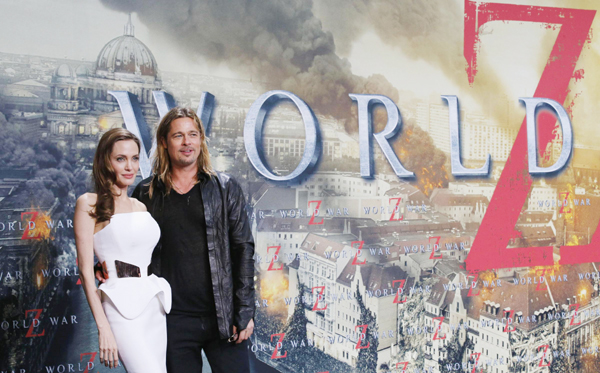 Brangelina promotes 'World War Z' in Berlin