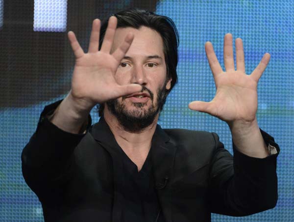 Keanu Reeves parcipates in panel for 'Side by Side'