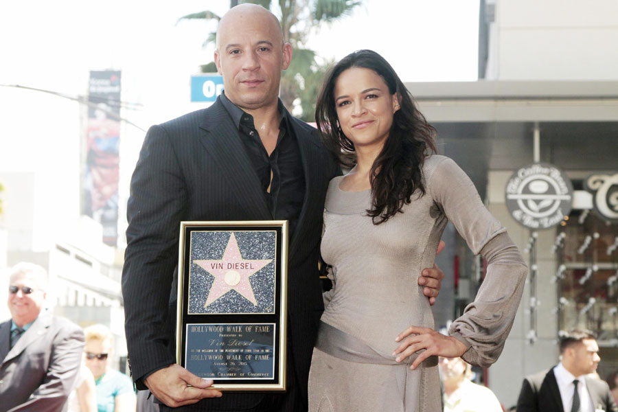 Fast & Furious star Vin Diesel on Hollywood Walk of Fame