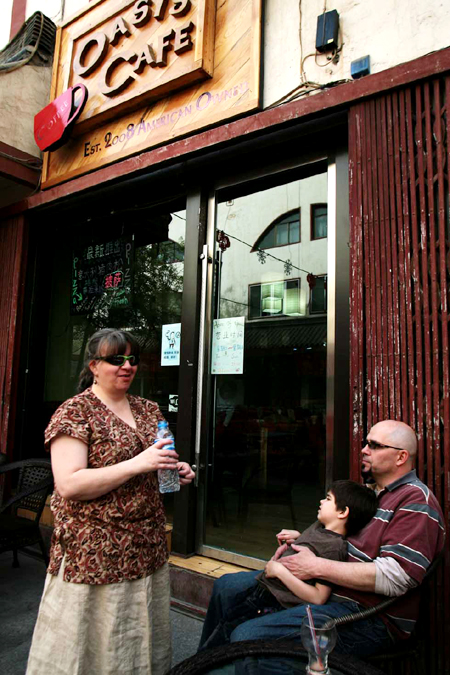 Oasis Cafe in Dunhuang