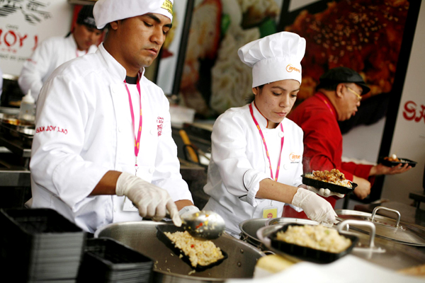 Mistura gastronomic fair in Lima