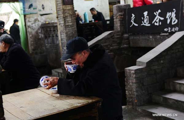 Jiaotong Tea House in Chongqing