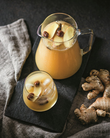 Homemade ginger beer